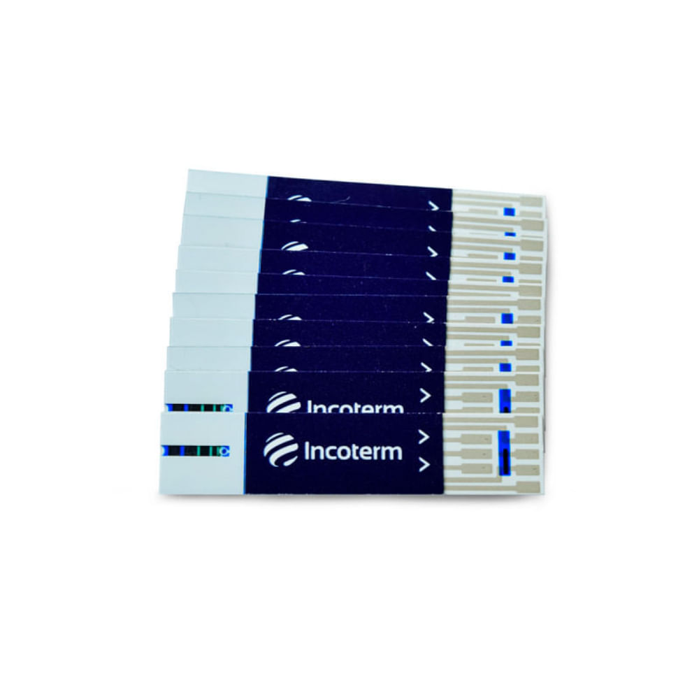 Tiras de Teste de Glicose Glycemic Control Incoterm 50 Unidades