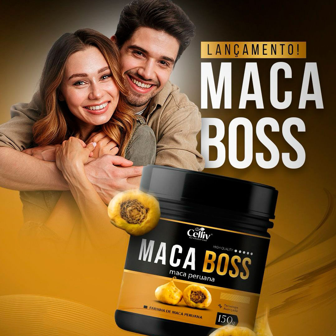 Kit 3 Maca Peruana Boss Premium Pó