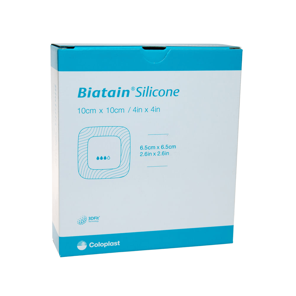 Curativo Biatain Silicone 10x10 Biatain 10 Unidades