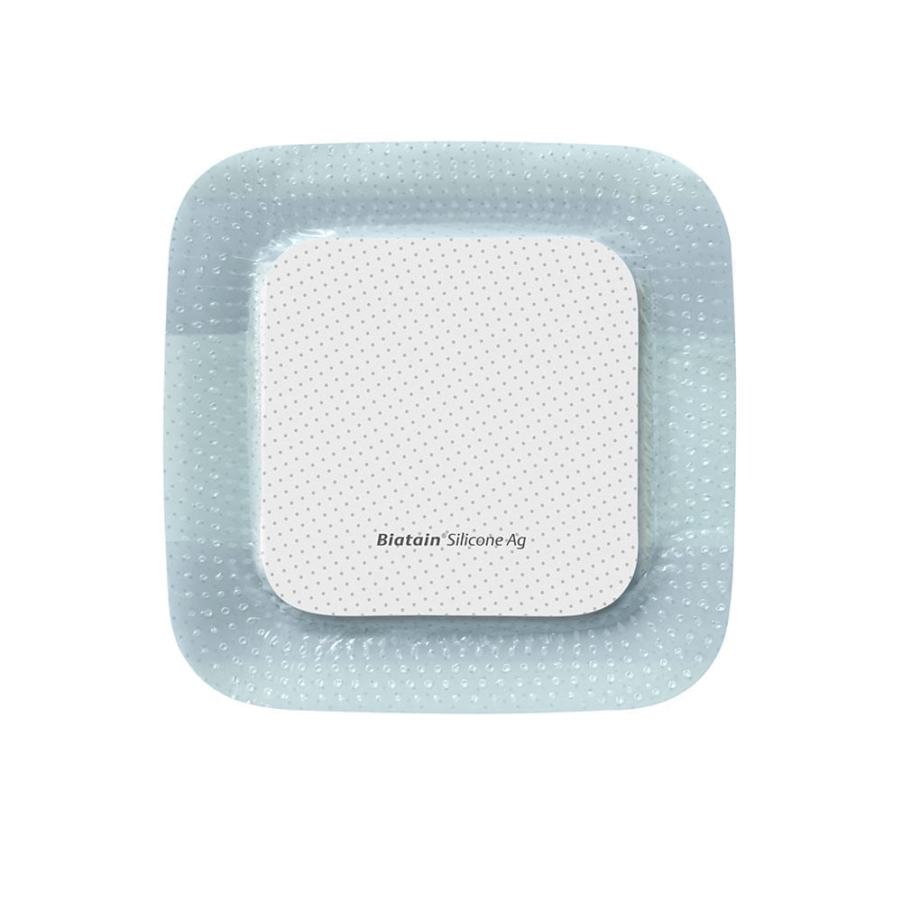 Curativo Silicone Ag 10x10 Biatain 5 Unidades