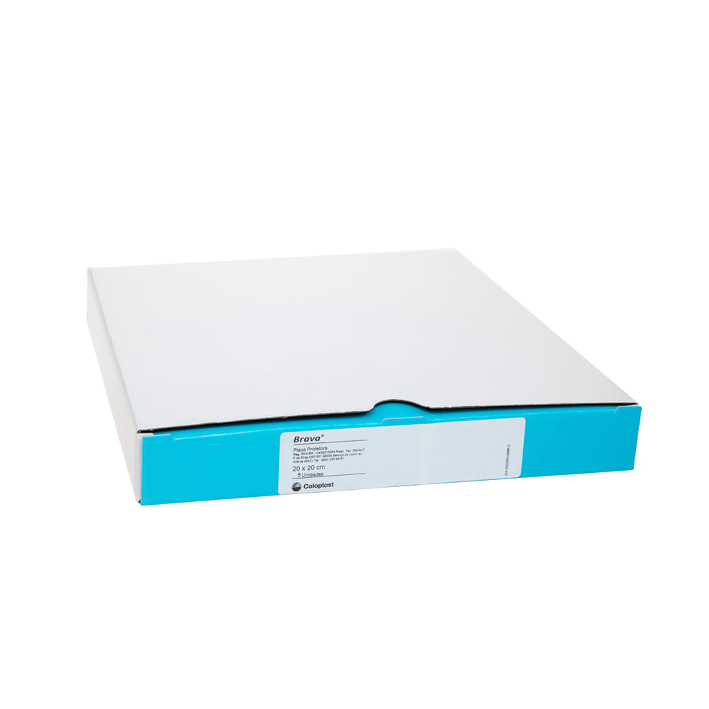 Placa Protetora 20x20cm Brava 5 Unidades