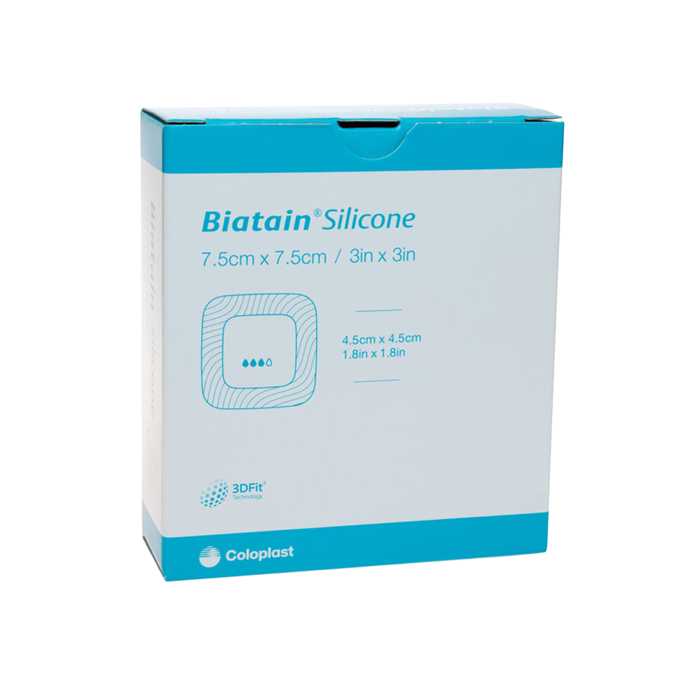 Curativo Silicone 7,5x7,5 Biatain 10 Unidades