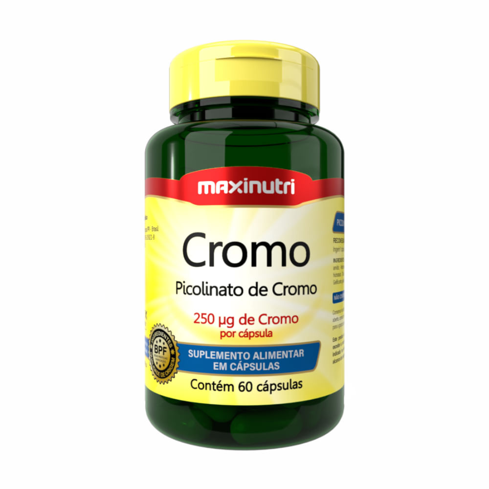PICOLINATO DE CROMO MAXINUTRI 60 CÁPSULAS