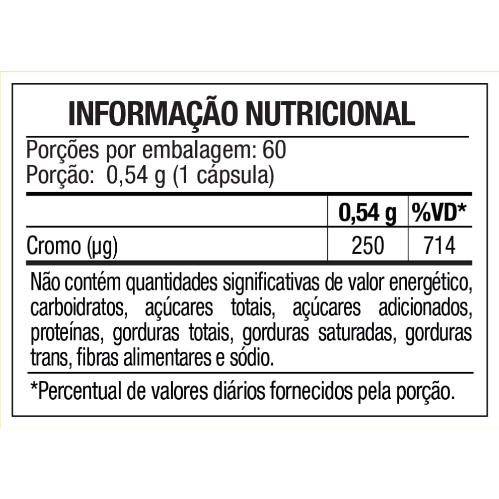 PICOLINATO DE CROMO MAXINUTRI 60 CÁPSULAS