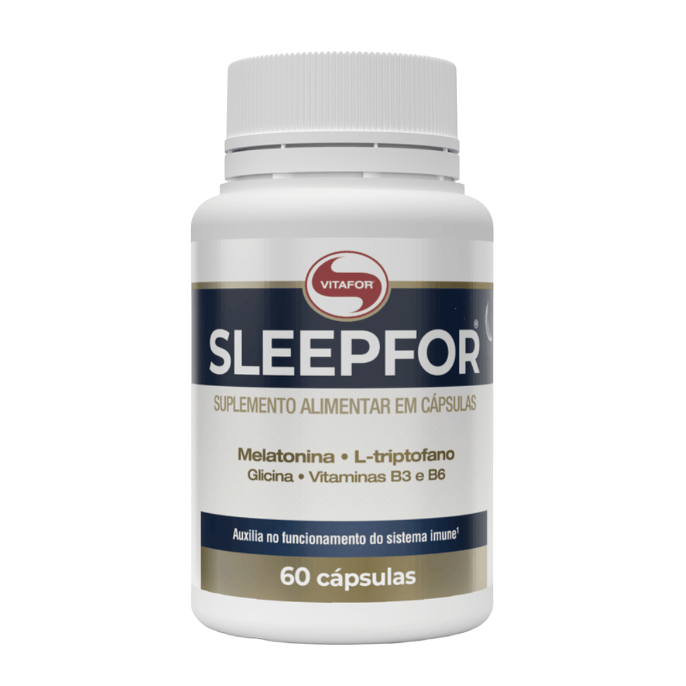 SLEEPFOR MELATONINA + L-TRIPTOFANO VITAFOR 60 CÁPSULAS