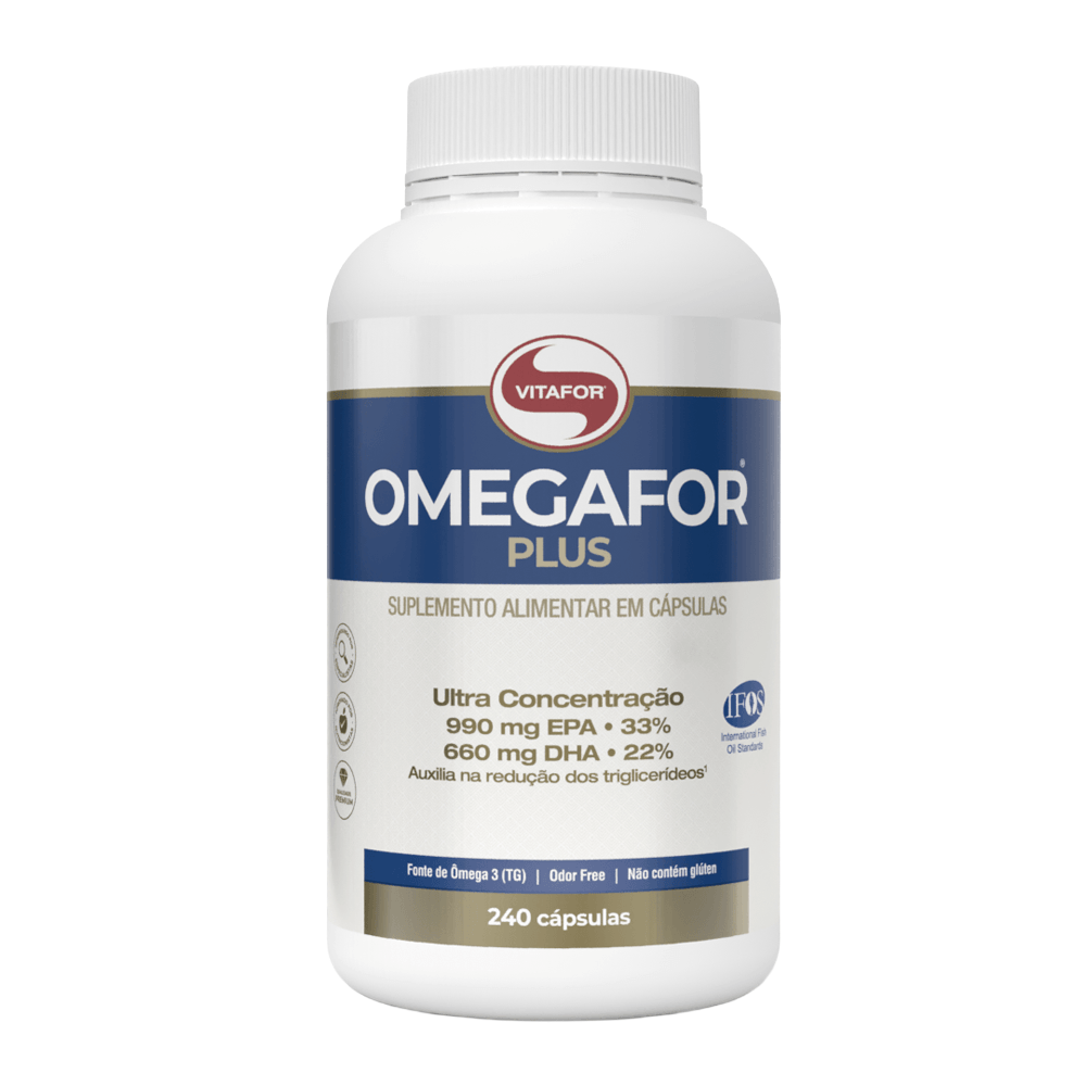 Ômega 3 Omegafor Plus Vitafor 240 Cápsulas