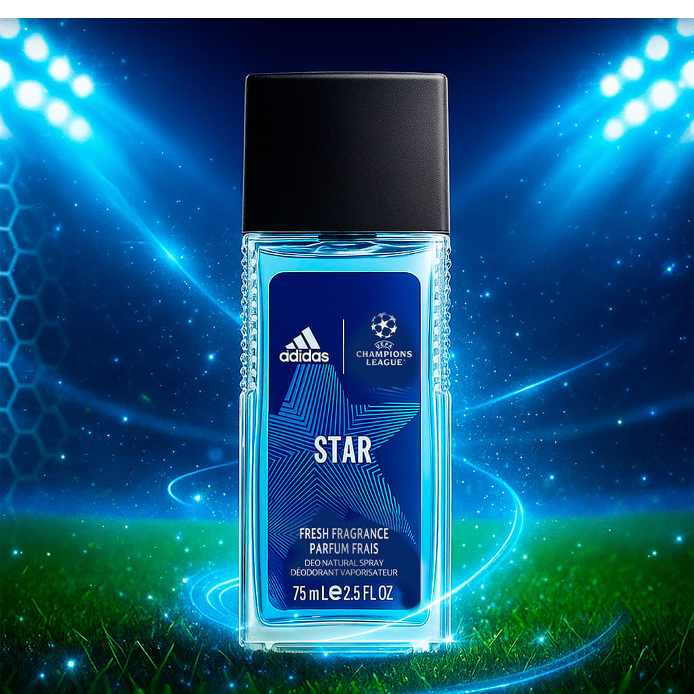 Desodorante Masculino UEFA Natural Spray Adidas 75ml