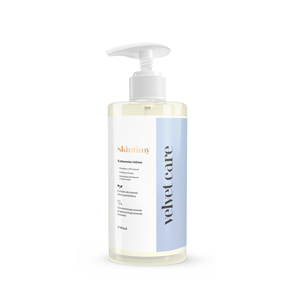 Sabonete Íntimo Higiene Íntima com pH Balanceado Velvet Care Skintimy
