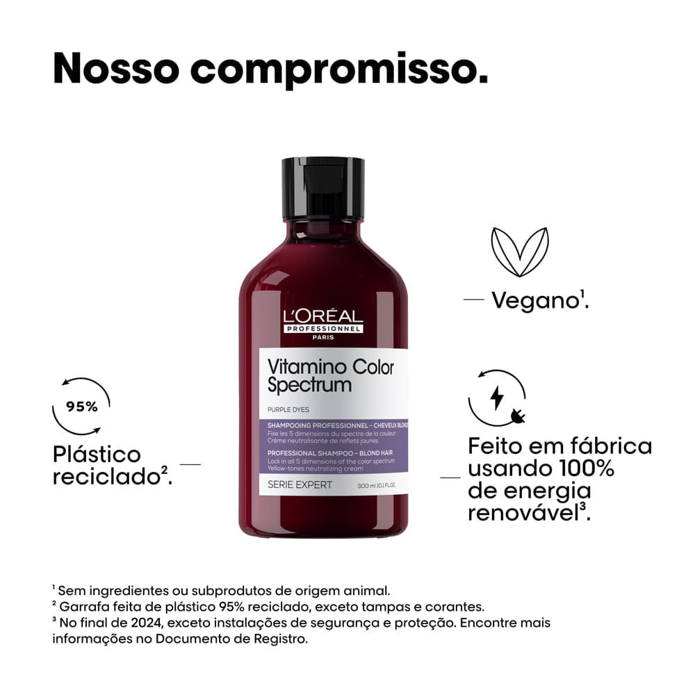 Shampoo L'Oréal Profissional Vitamino Color Spectrum Purple 300ml