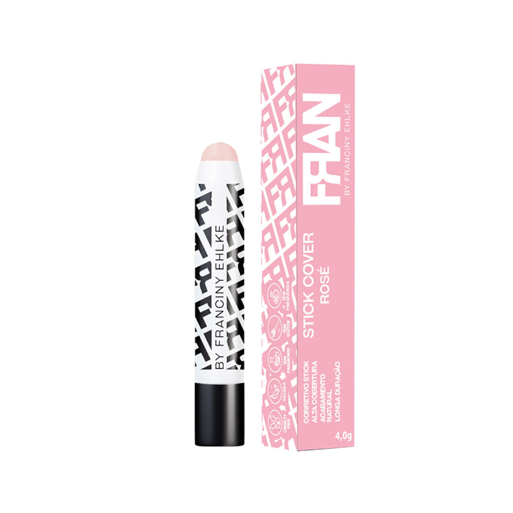 Stick Cover Corretivo Fran By Franciny Ehlke Rose 19g
