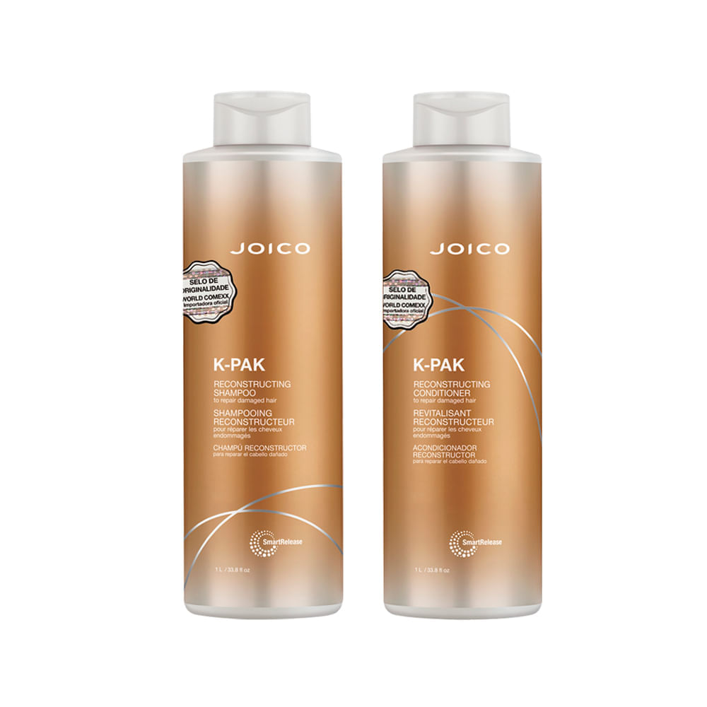 Kit Joico Professional K-pak Repair Damage Reconstructing Shampoo 1000 Ml + Condicionador 1000 Ml