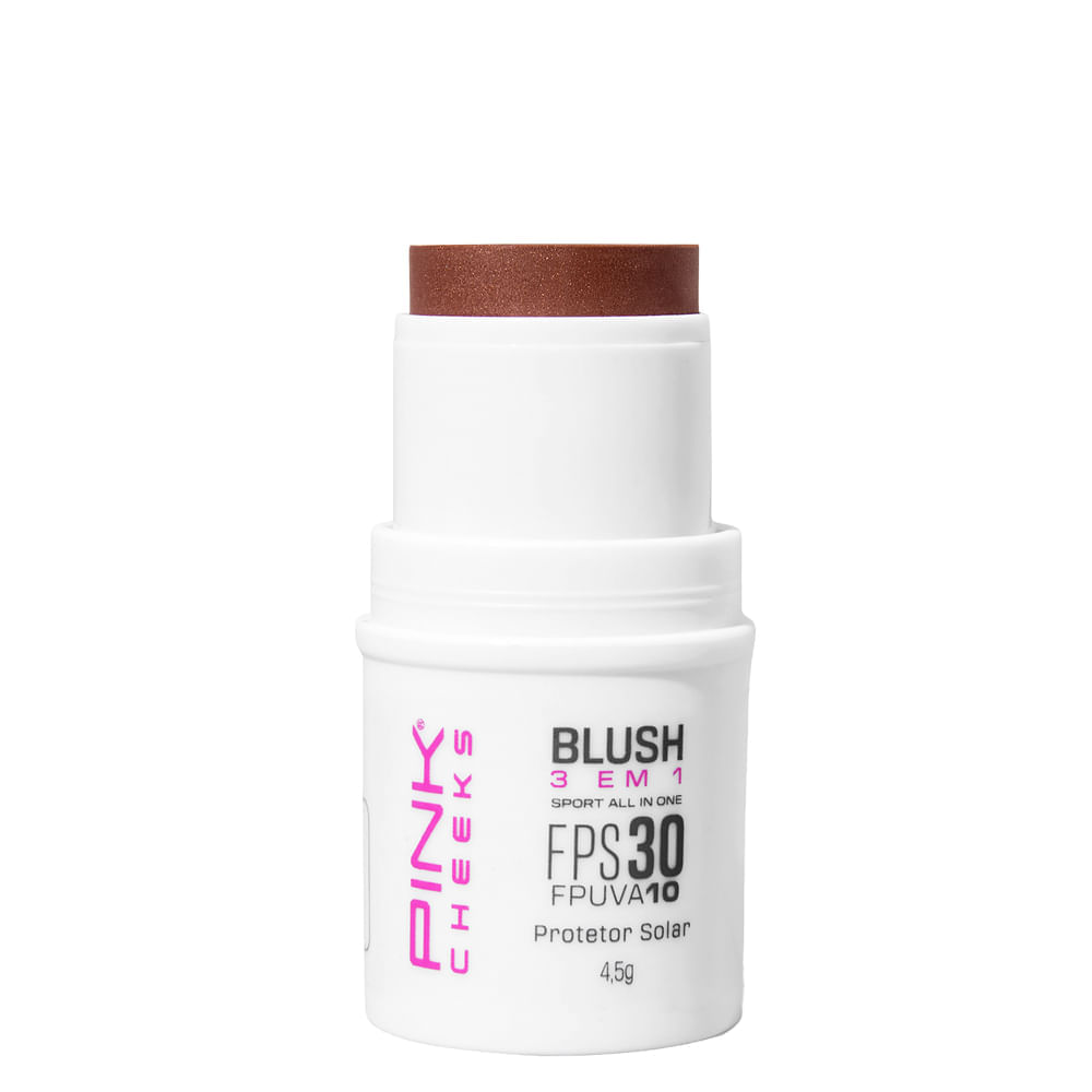 Blush Pink Cheeks Sport All In One Bronze Carioca FPS 30 Fpuva 10 4,5g