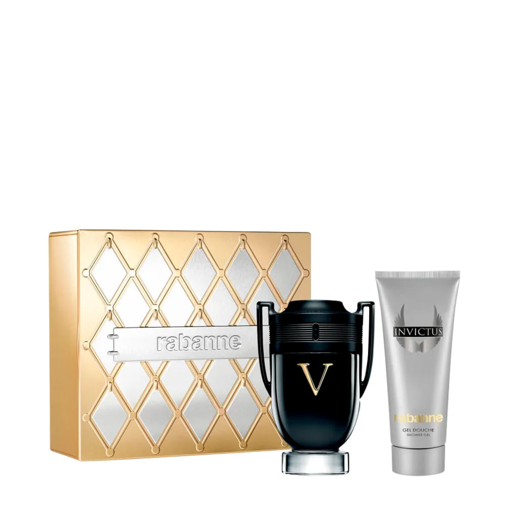 Kit Rabanne Invictus Victory Masculino Rabanne EDP 100ml + SG 100ml