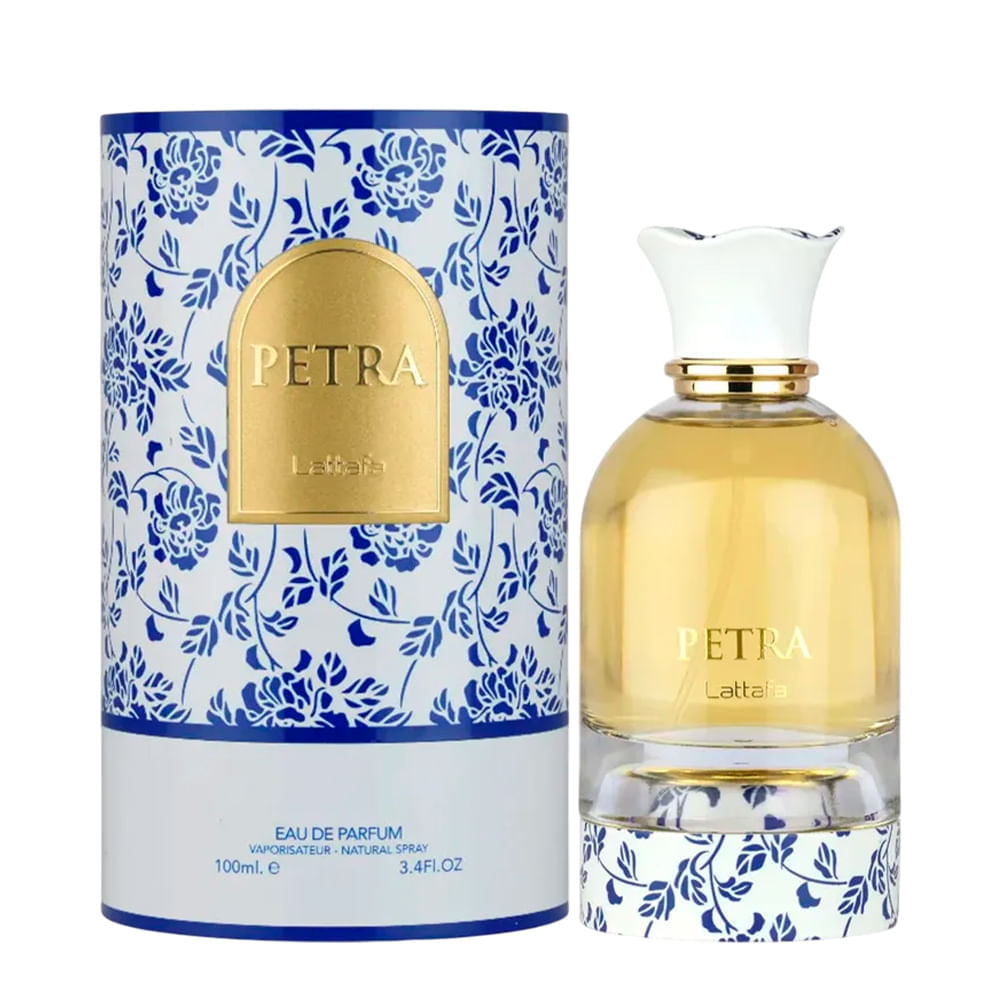Perfume Árabe Feminino Petra Lattafa Eau de Parfum 100ml