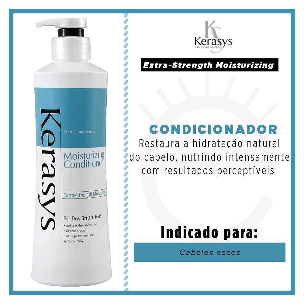 Condicionador Kerasys Moisturizing 600ml