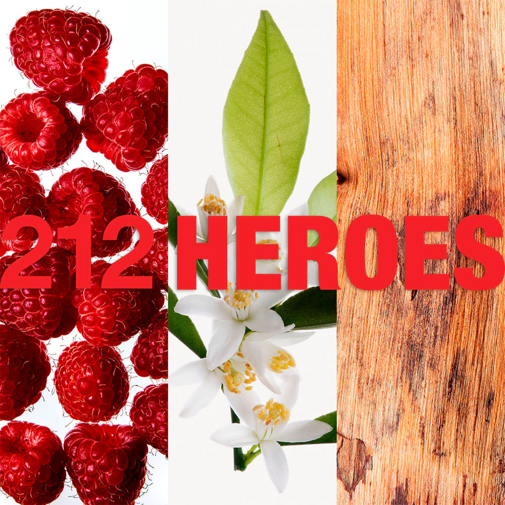 Kit 212 Heroes For Her Eau de Parfum Perfume Feminino 80ml + Body Lotion  Carolina Herrera 100ml
