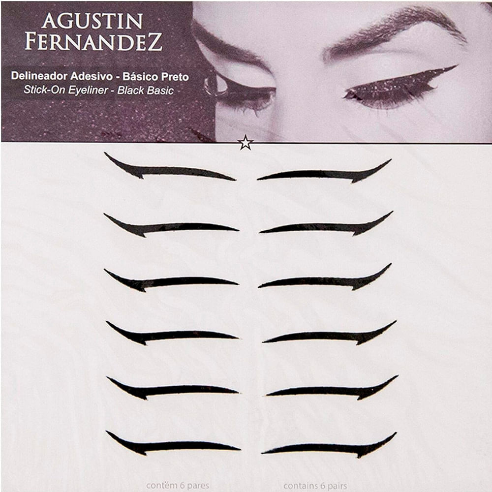 Delineador Adesivo Agustin Fernandez 6 Pares