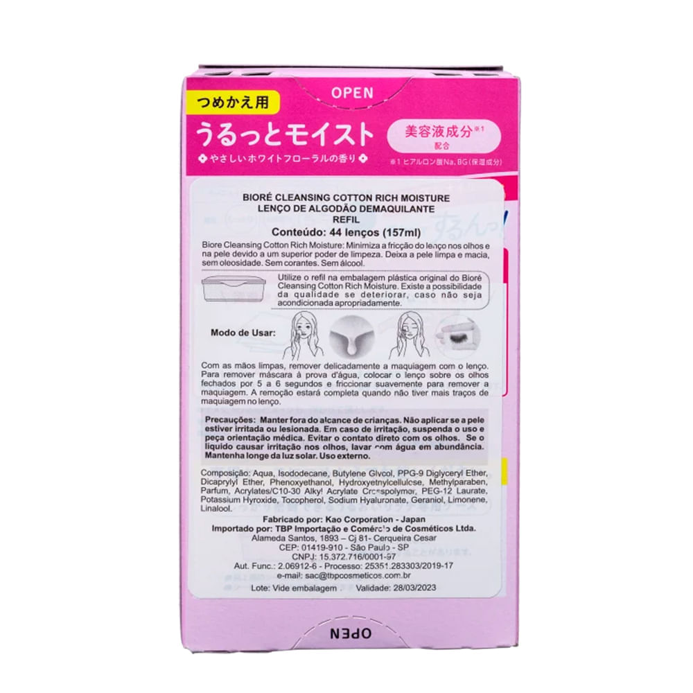 Lenço Demaquilante Make Up Remover Bioré