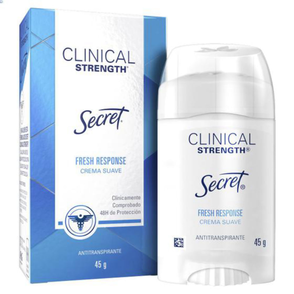 Desodorante Clinical Strength Clear Gel Secret 45g