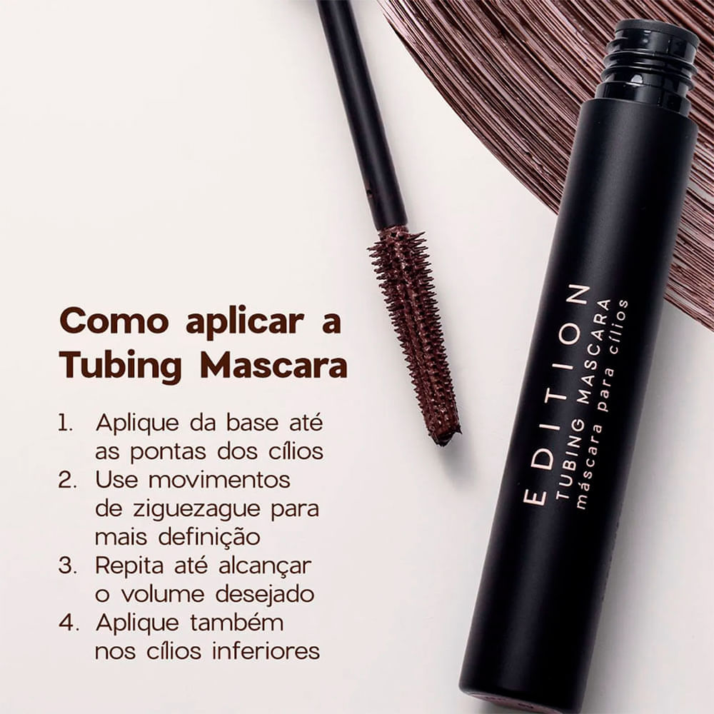 Máscara Para Cílios Océane Tubing Mascara Edition Brown 6g