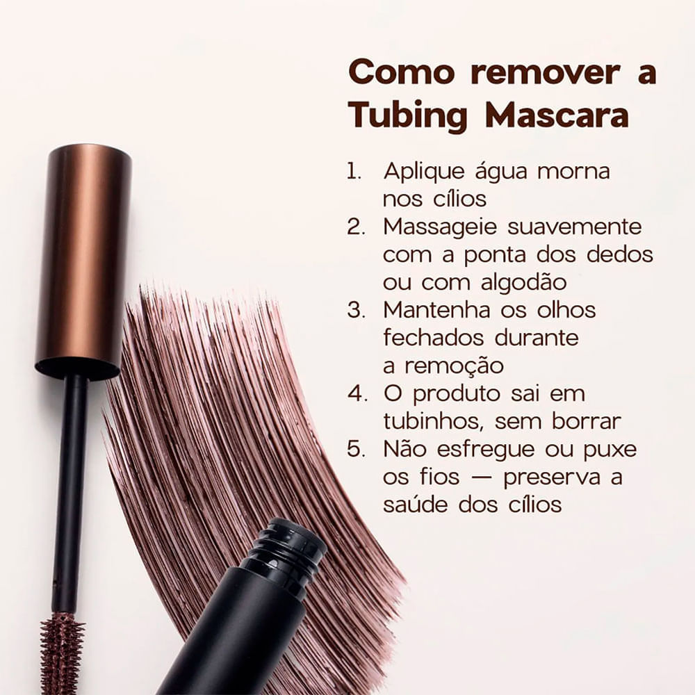 Máscara Para Cílios Océane Tubing Mascara Edition Brown 6g