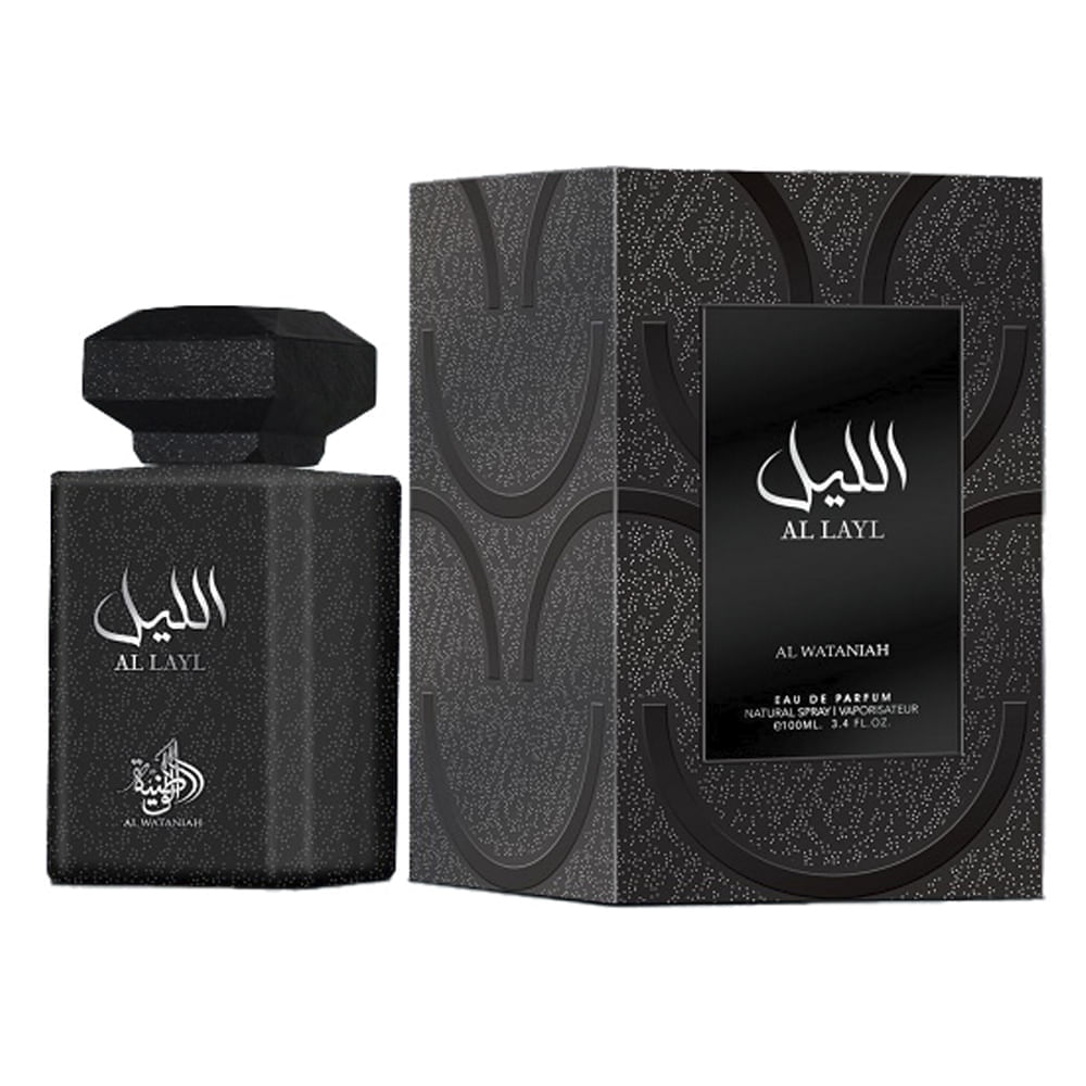 Perfume Árabe Al Wataniah Al Layl Eau de Parfum Unissex 100ml