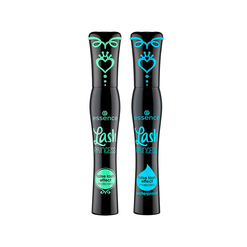 Kit Essence Máscara Para Cílios Lash Princess Preta 12 Ml + Máscara Para Cílios Waterproof Preta 12 Ml