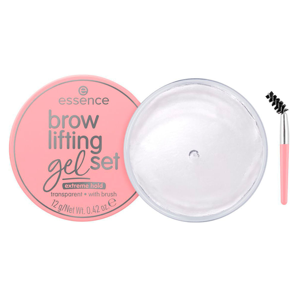 Kit Essence Máscara para Cílios I Love Extreme Crazy Volume Preta 12 ml + Gel de Sobrancelha 12 g