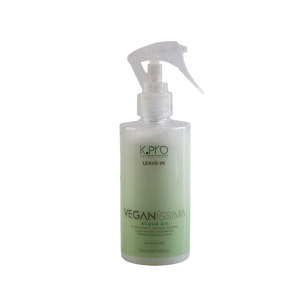 Kit K Pro Profissional Veganissima  Shampoo 240 ml + Condicionador 230 g + Leave In 200 ml