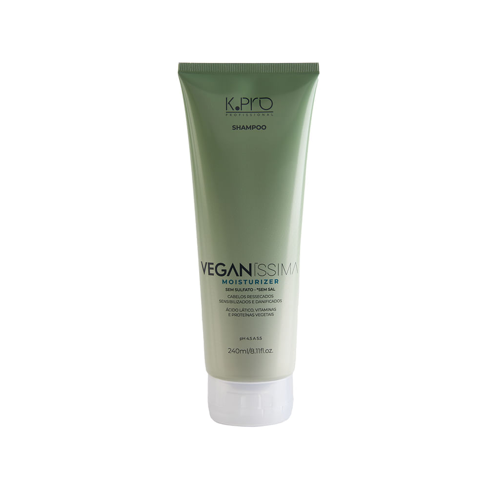 Kit K Pro Profissional Veganissima  Shampoo 240 ml + Condicionador 230 g + Leave In 200 ml + Acidificante 230 g