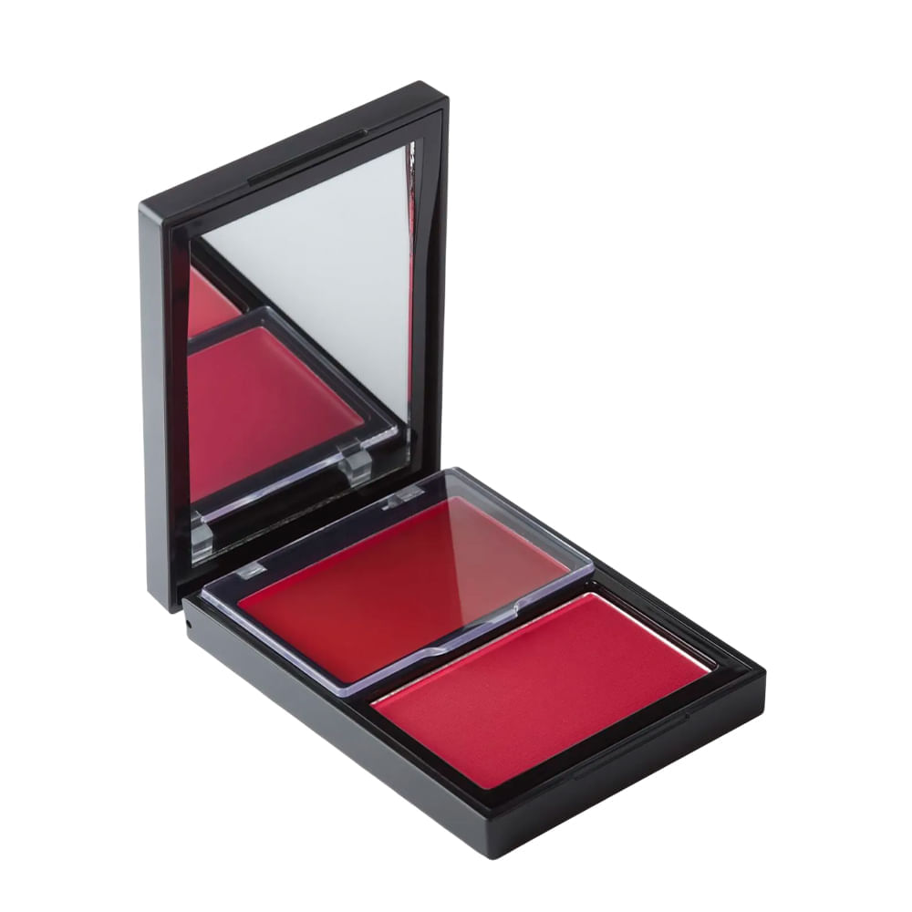 Blush Cremoso e em Pó Océane Duo Blush Edition Cherry 10,2g