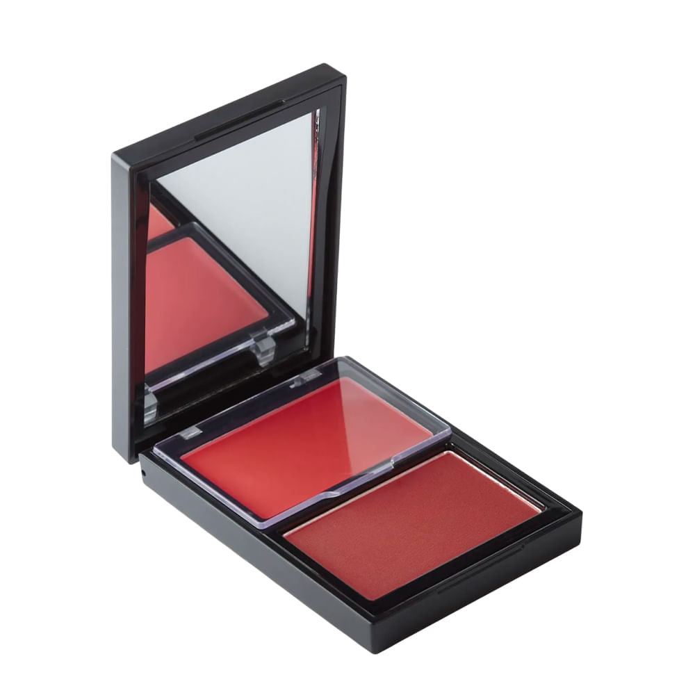 Blush Cremoso e em Pó Océane Duo Blush Edition Coral 10,2g