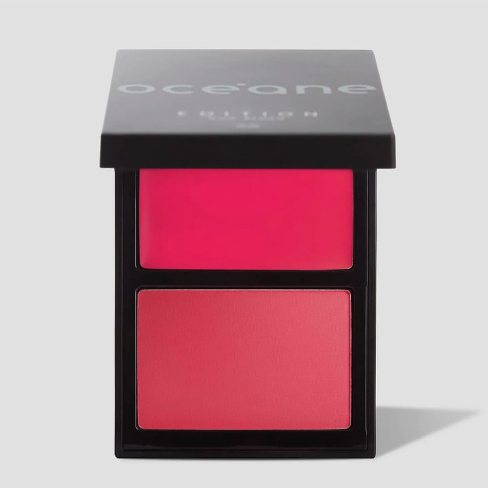 Blush Cremoso e em Pó Océane Duo Blush Edition Punch 10,2g