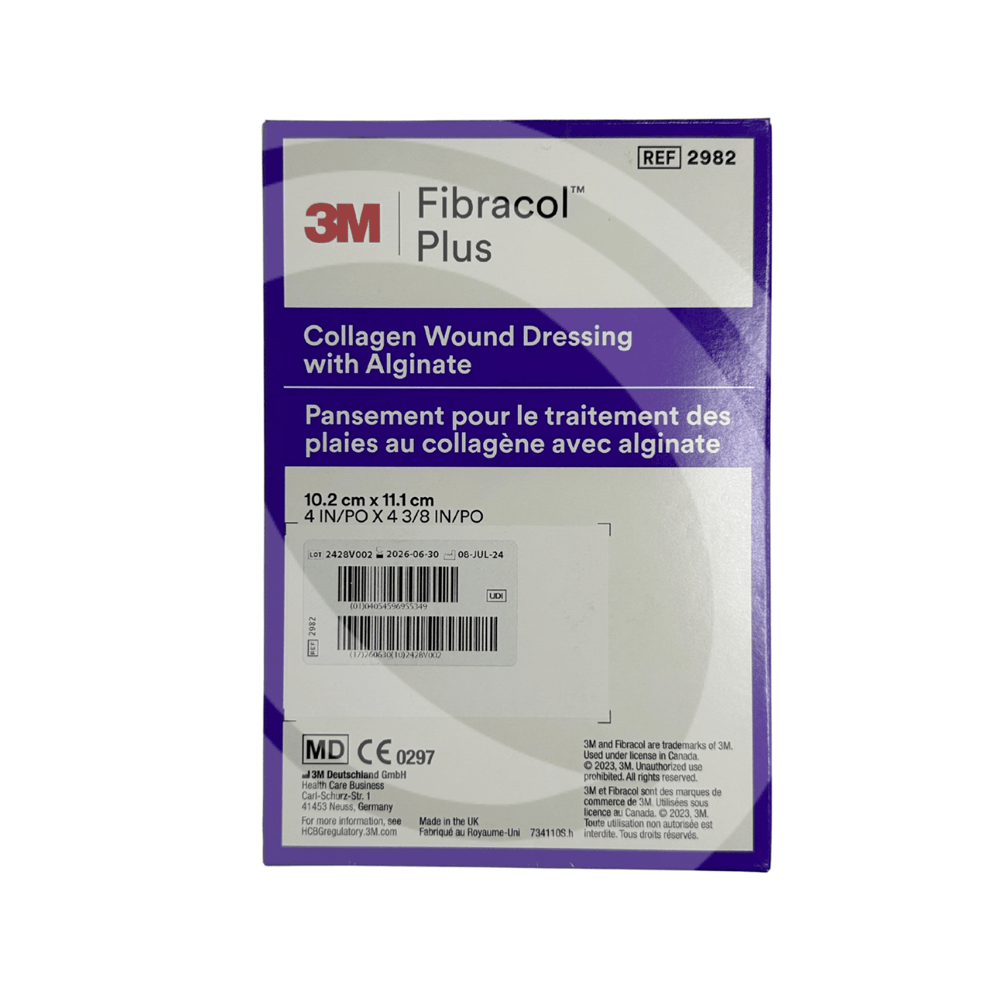 Curativo Fibracol Plus Systagenix 10,2cm× 11,1 cm 1 Unidade 3M