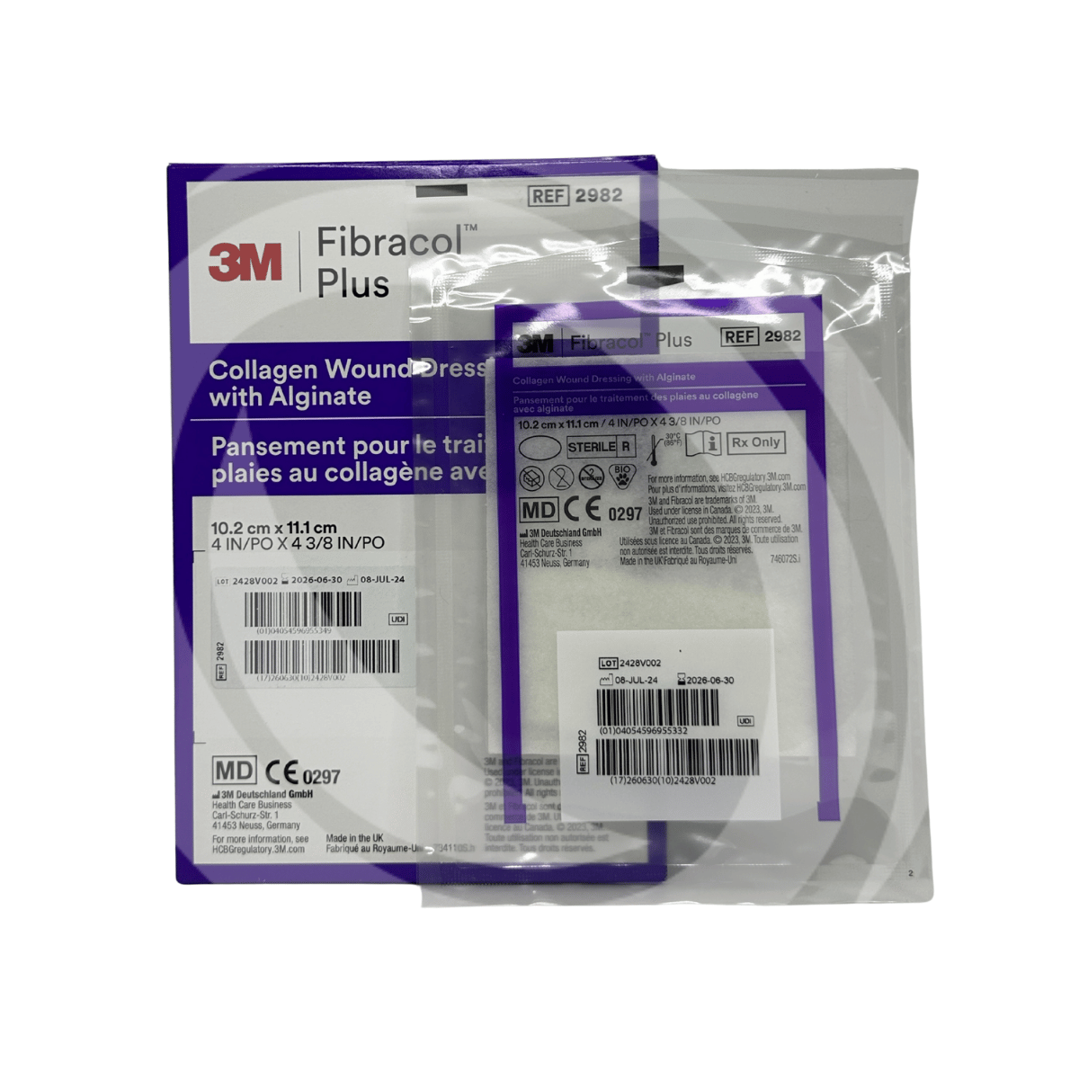 Curativo Fibracol Plus Systagenix 10,2cm× 11,1 cm 1 Unidade 3M