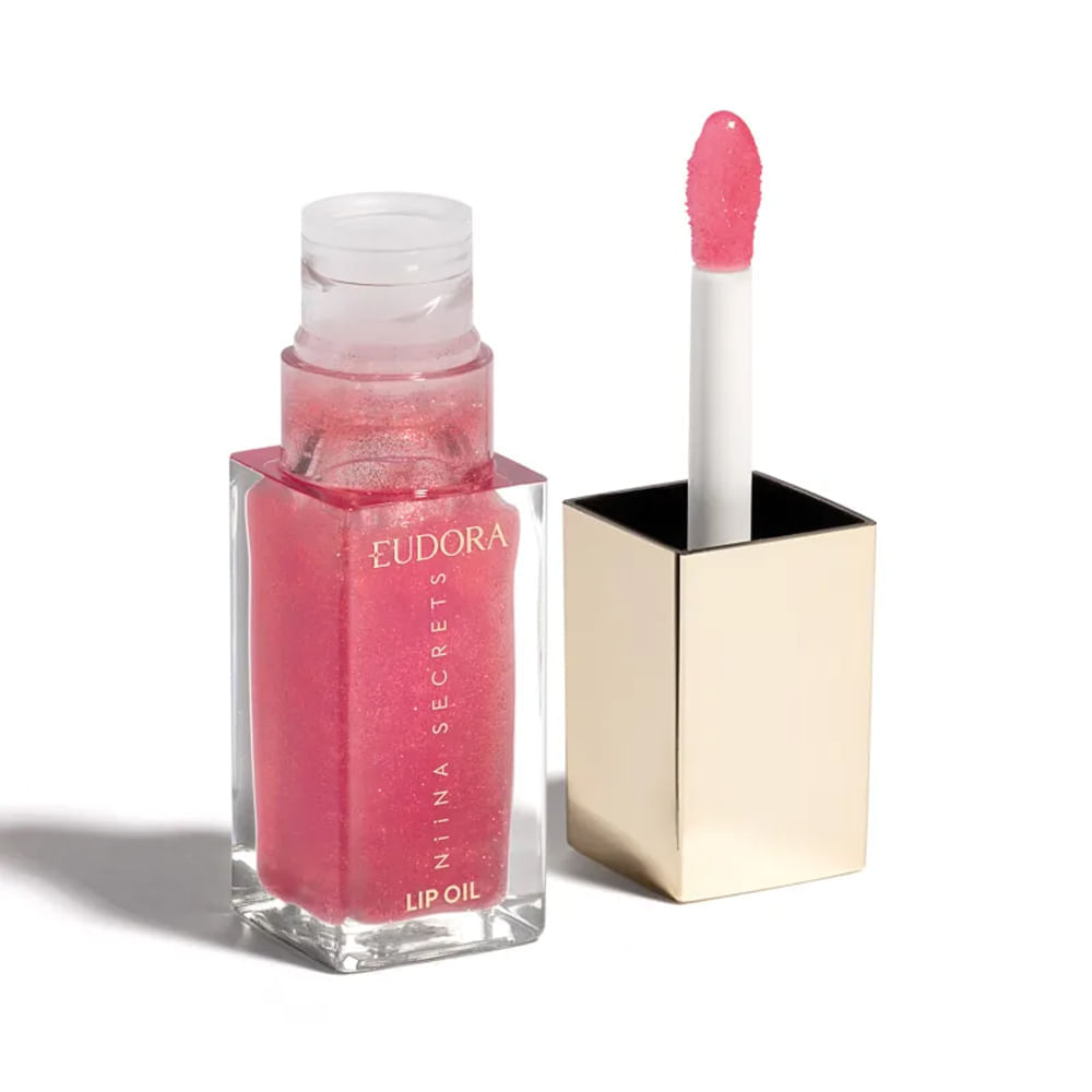 Lip Oil Shine Flowers Rosa Silvestre Niina Secrets by Eudora 7 ml