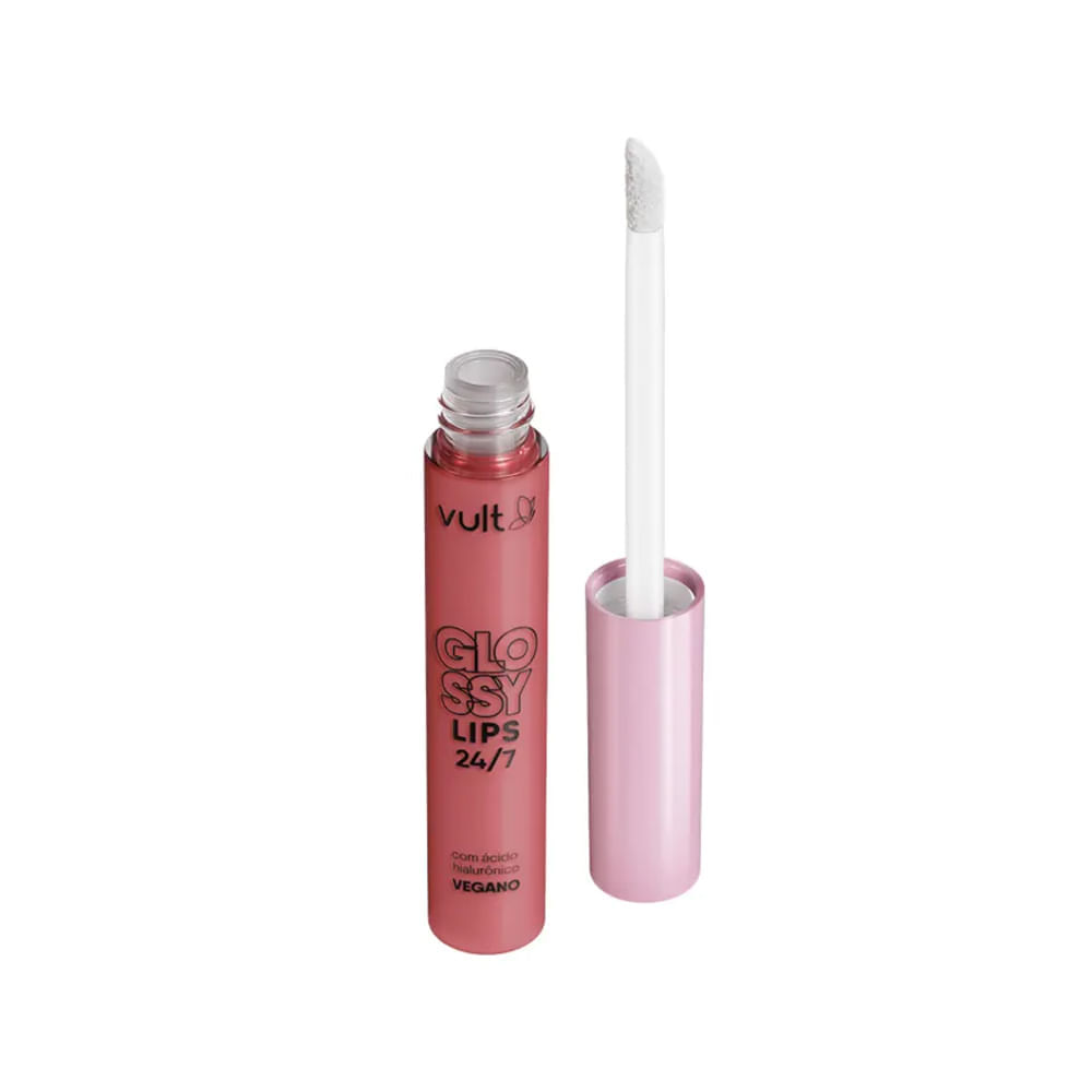 Gloss Labial Vult Glossy Lips Rosa Cintilante