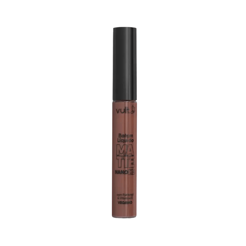 Batom Líquido Matte Vult Nano HD Castanho Escuro 5 ml