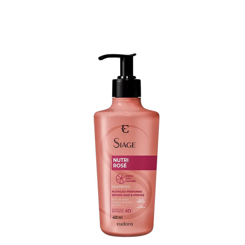 Shampoo Siàge Nutri Rosé Eudora 400ml