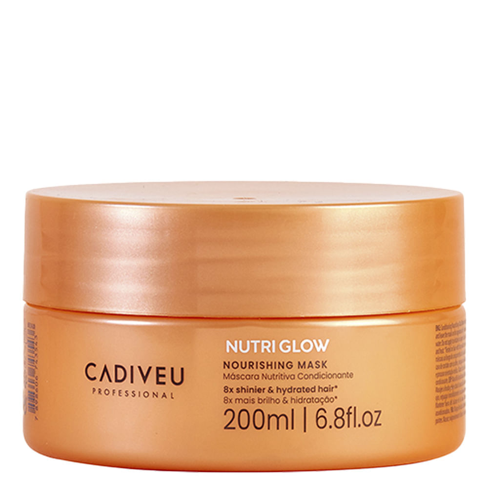 Máscara de Nutrição Nutri Glow Cadiveu 200ml