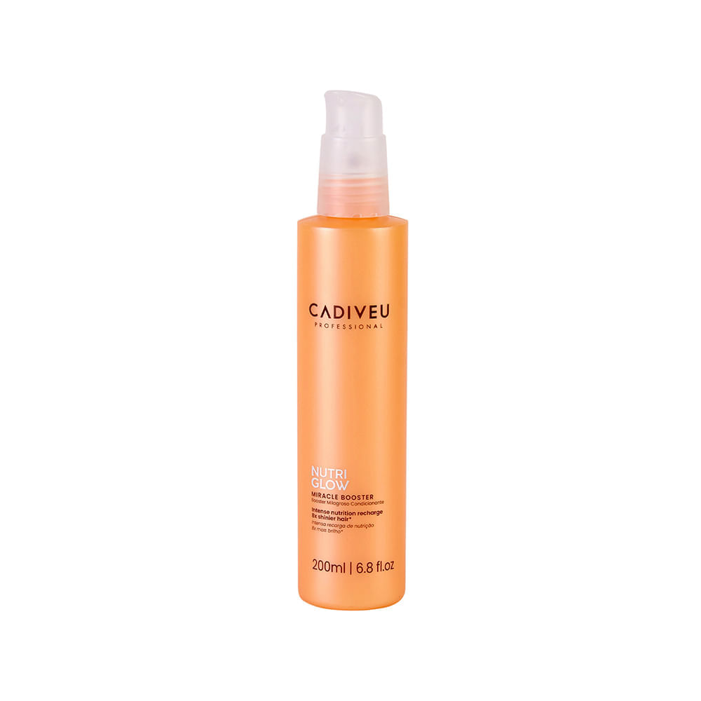 Kit Nutrição Intensiva Cadiveu Professional Nutri Glow Máscara Nutritiva 200ml + Booster Milagroso 200ml