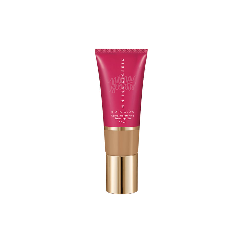 Base Líquida Natural Niina Secrets Hidra Glow 55 Eudora 30ml