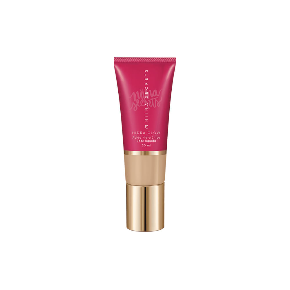 Base Líquida Natural Niina Secrets Hidra Glow 13 Eudora 30ml
