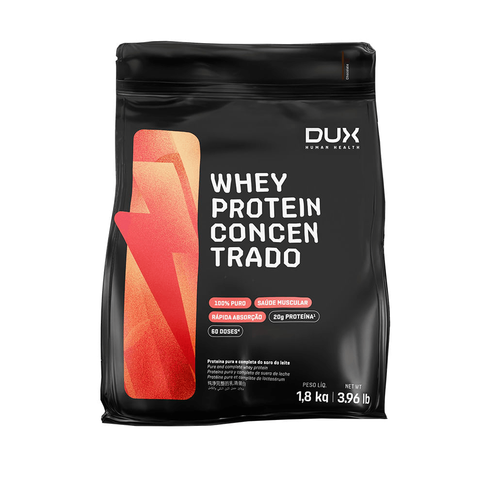 Whey Protein Concentrado Dux Nutrition  Sabor Cookies 1800g