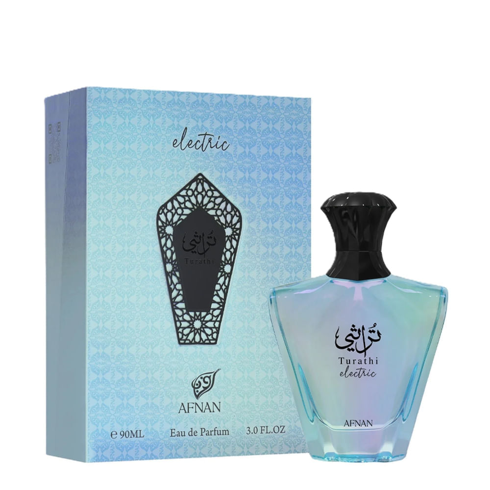 Perfume Unissex Árabe Afnan Turathi Eletric Eau de Parfum 90ml