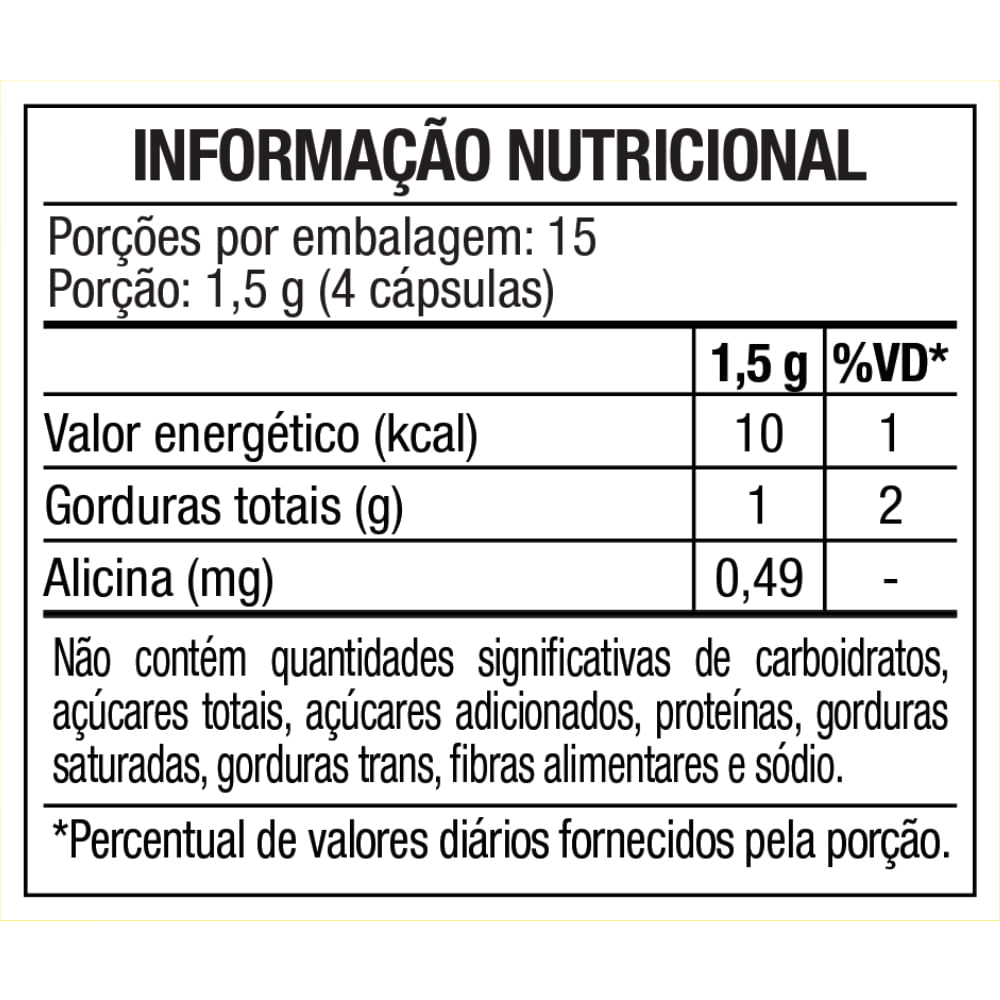 ÓLEO DE ALHO 250MG MAXINUTRI 60 CÁPSULAS