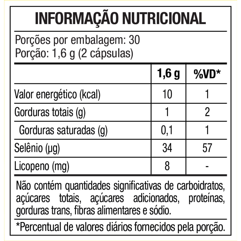 Licopeno + Selênio Maxinutri 60 Cápsulas