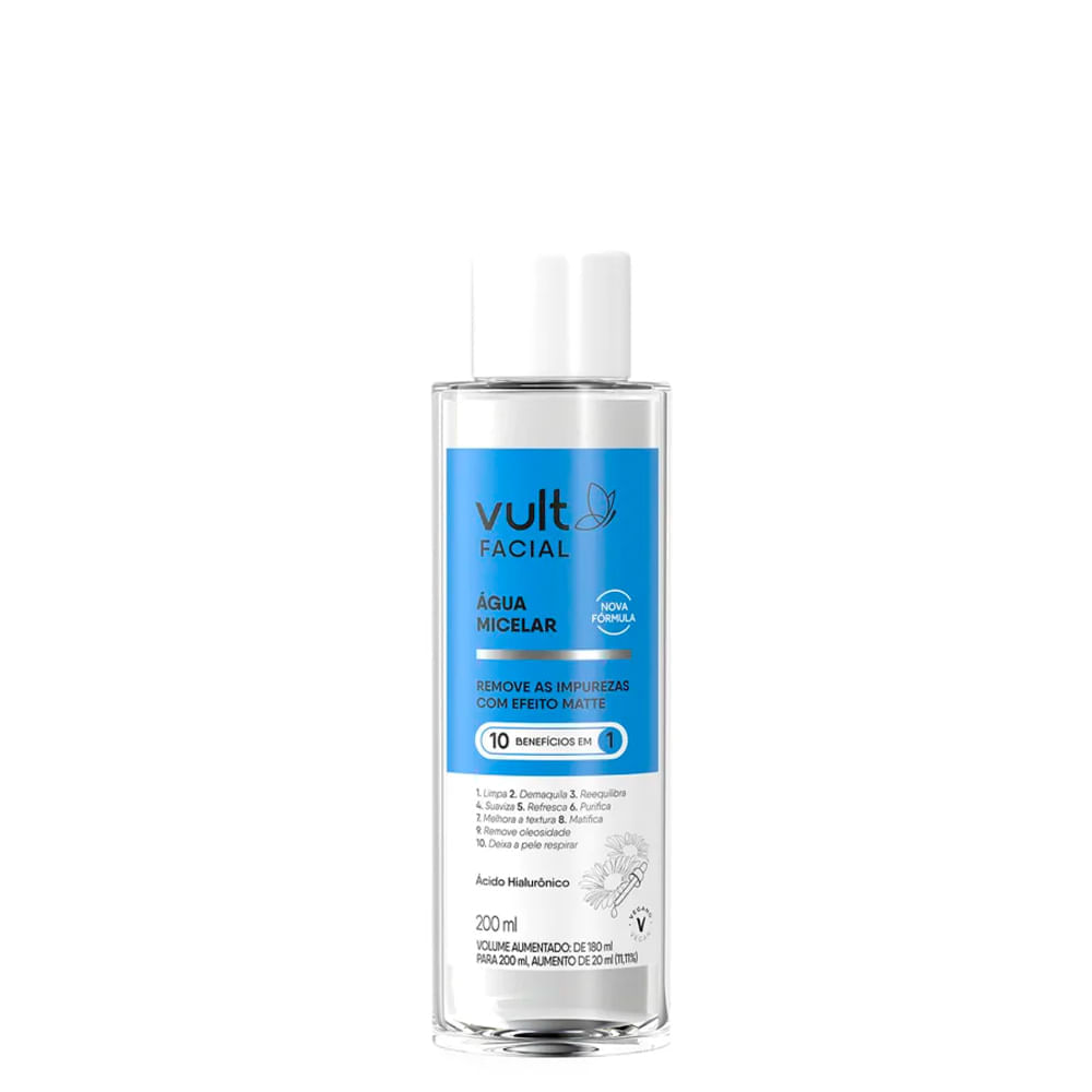 Água Micelar Vult 200ml