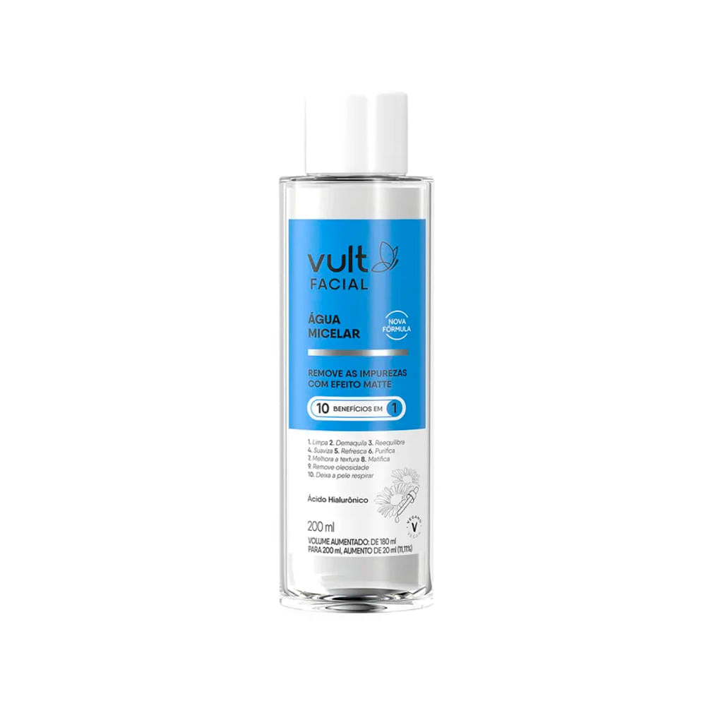Água Micelar Vult 200ml