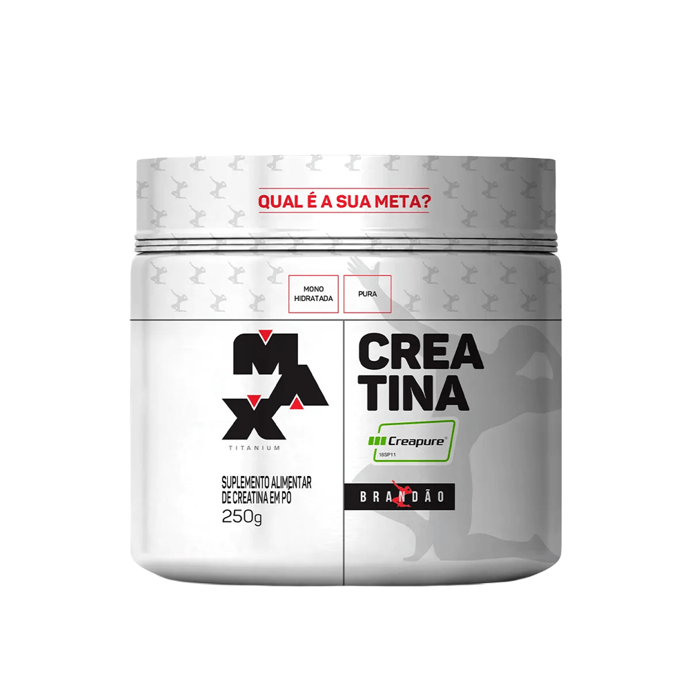 Creatina Creapure Linha Brandao Max Titanium 250g